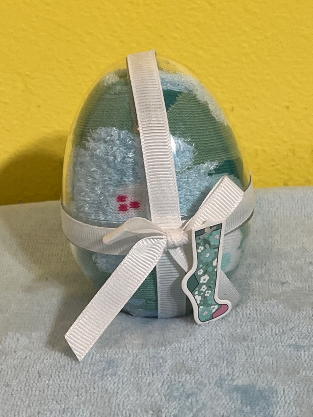 Floral Socks Gift Set in Decorative Egg 🌸 | Spring & Summer Ready